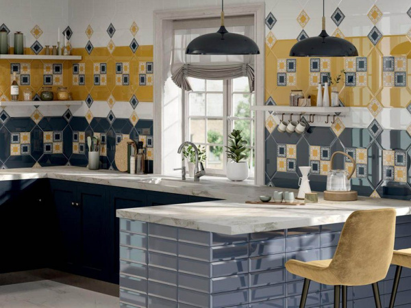 Плитка АЛМАШ (Kerama Marazzi) На фото Плитка АЛМАШ (Kerama Marazzi)