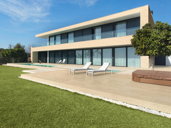 На фото Плитка MARVEL TRAVERTINE (Atlas Concorde Италия)