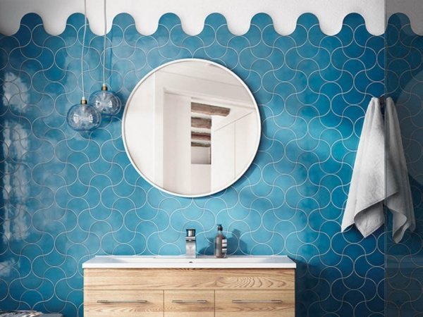 На фото Настенная плитка SCALE (Equipe Ceramicas)