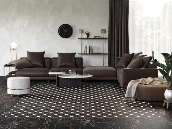 На фото Керамогранит QUEEN (Cersanit)