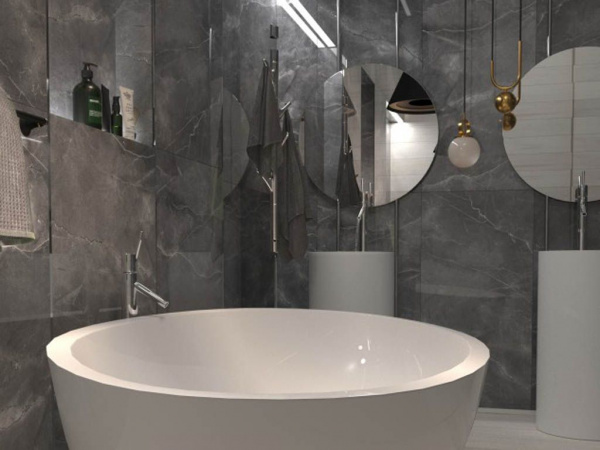 На фото Плитка 60*120 (Letera)