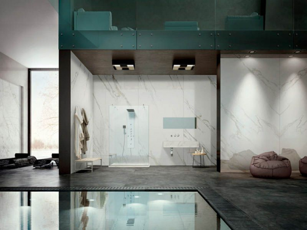 На фото Плитка CALACATTA / I MARMI (AVA Ceramica)