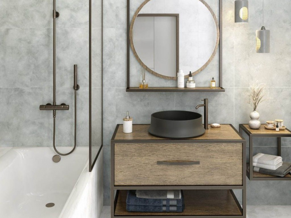 На фото Плитка SOUL (Alma Ceramica)