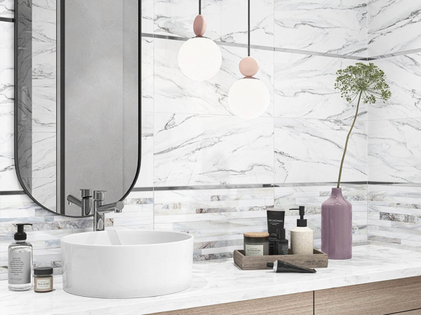 На фото Плитка MERCURY (Alma Ceramica)