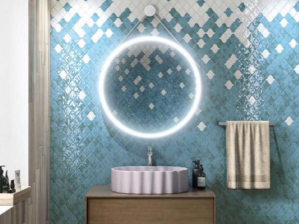 На фото Плитка АРАБЕСКИ МАЙОЛИКА (Kerama Marazzi)