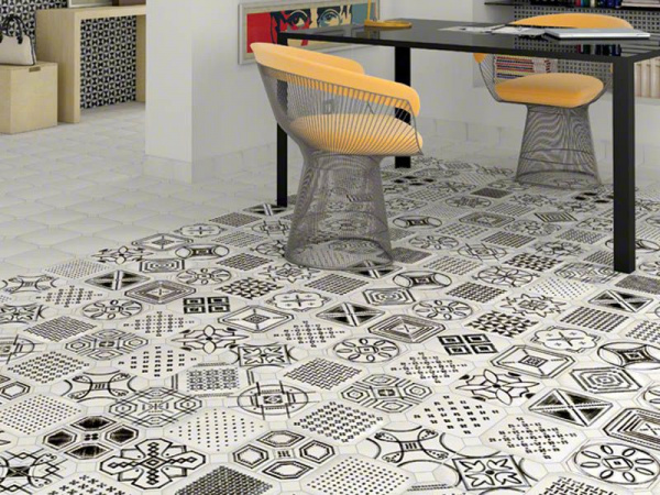 На фото Плитка VODEVIL (Vives Ceramica)