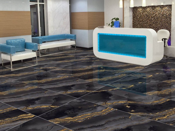 На фото Плитка 60x120 (Ocean Ceramic)