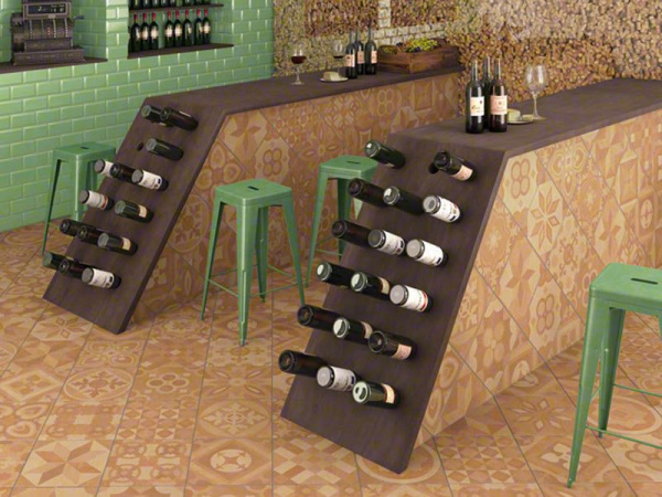 На фото Керамогранит ALARCON (Vives Ceramica)