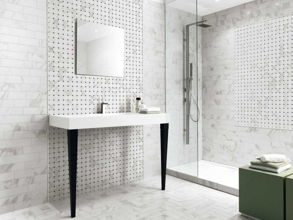 На фото Плитка CALACATTA (Vallelunga Ceramica)