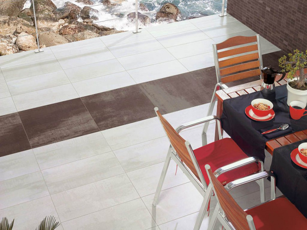 На фото Керамогранит CORTEN (TAU Ceramica)