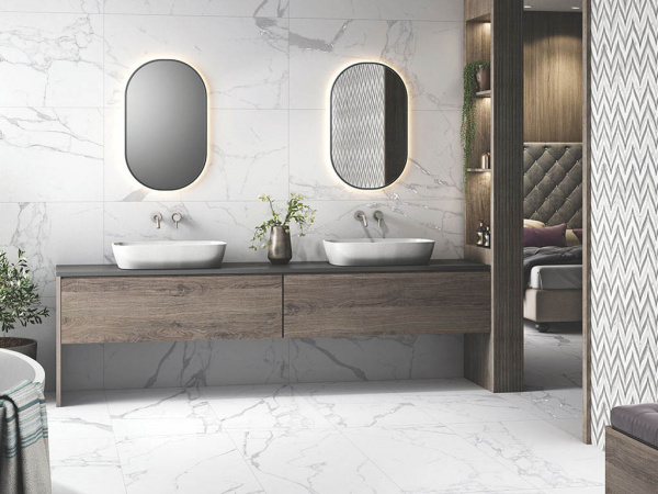 На фото Плитка 60*120 (Simpolo)