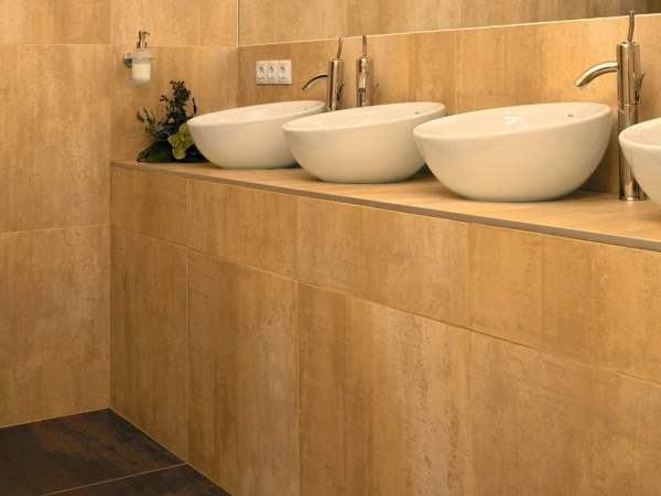 На фото Керамогранит CORTEN (TAU Ceramica)