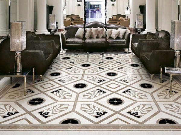 На фото Плитка WATERJET (Marmocer)