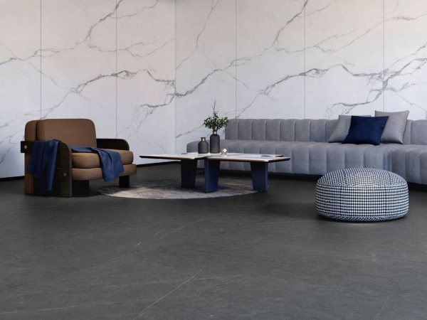 На фото Плитка STATUARIO (Moreroom)