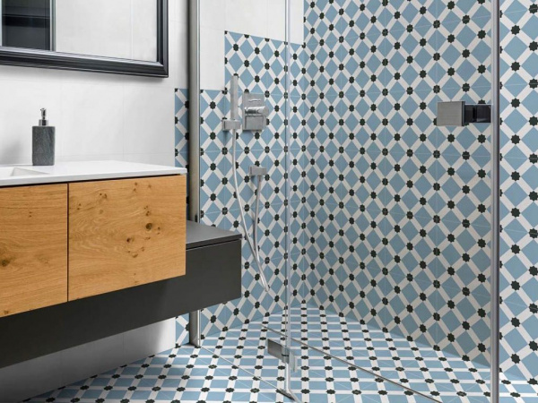 На фото Плитка BARCELONA (Keros Ceramica)