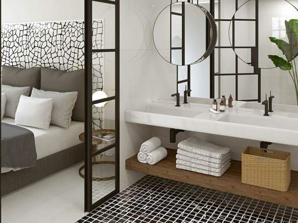 На фото Керамогранит  MOONLIGH (APE Ceramica)