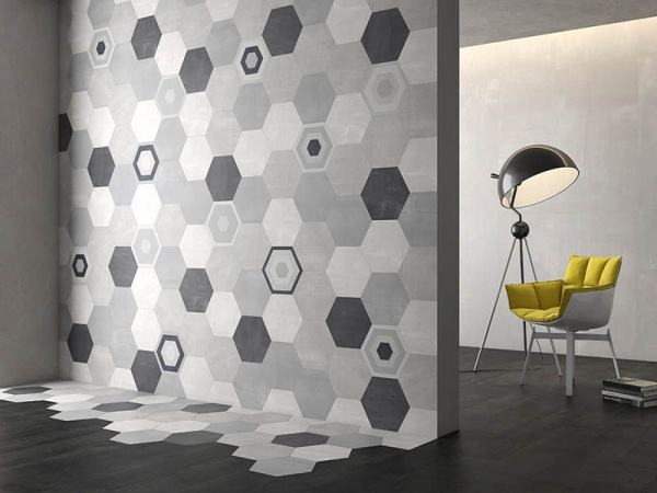 На фото Керамогранит STARKHEX (Geotiles)