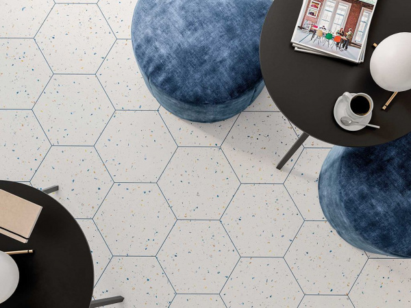 На фото Плитка TERRAZZO (Dna Tiles)