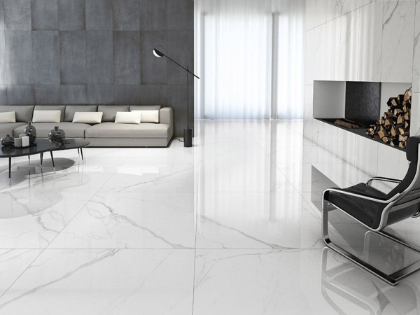 На фото Плитка WHITE MARBLE(Tuscania Ceramiche)