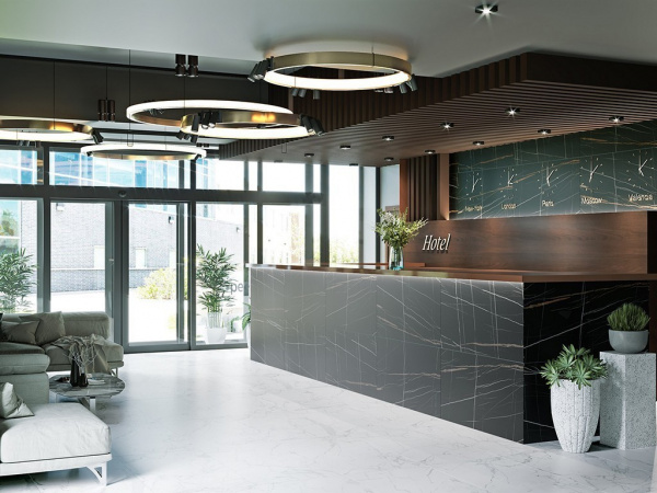 На фото Керамогранит MARBLE TREND (Kerranova)