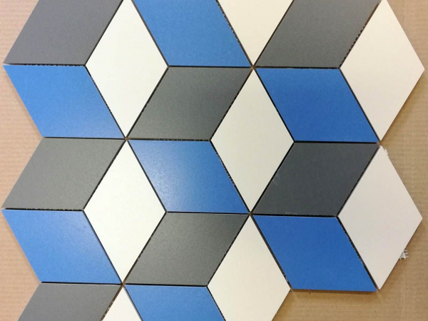 На фото Плитка ГЕКСАГОН РОМБ (Топ Рус)