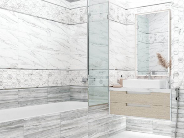 На фото Плитка VEGAS (Alma Ceramica)