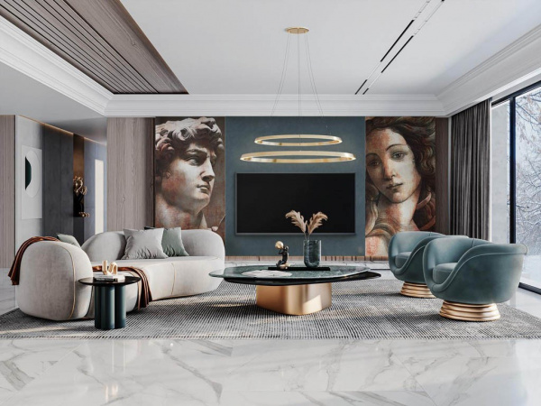 На фото Плитка ТОСКАНА: КОВЕР (Kerama Marazzi)