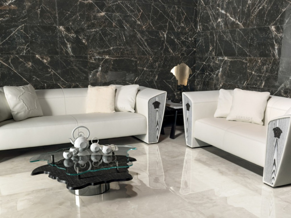 На фото Керамогранит EMOTE (Versace)