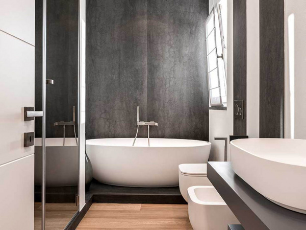 На фото Плитка OSSIDO (Laminam)