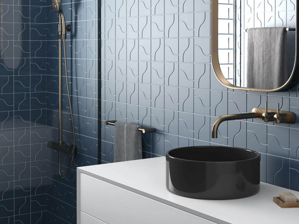 На фото Плитка CURVE (Equipe Ceramicas)