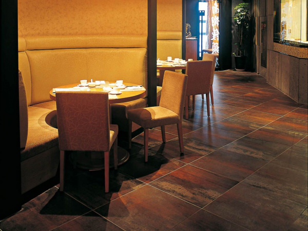 На фото Керамогранит CORTEN (TAU Ceramica)