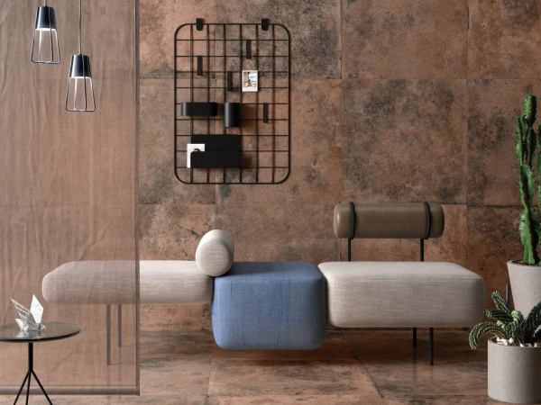 Керамогранит  DETROIT METAL ( RAK Ceramics) На фото Плитка DETROIT METAL ( RAK Ceramics)