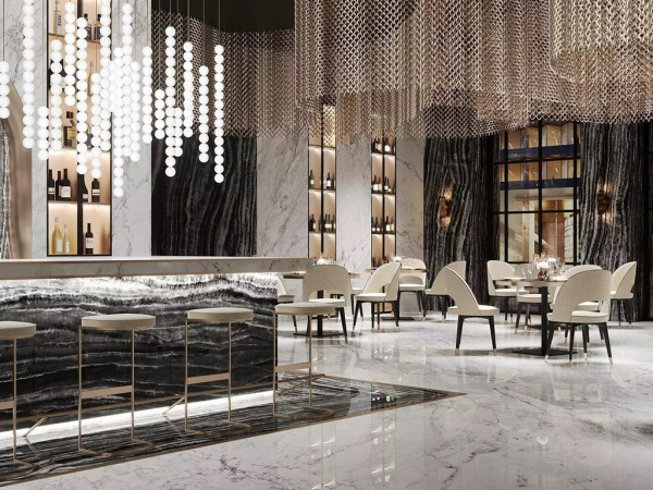 Керамогранит  СУПЕРМАКСИ: MARBLE ГЕММА (Kerama Marazzi) На фото Плитка СУПЕРМАКСИ: MARBLE ГЕММА (Kerama Marazzi)