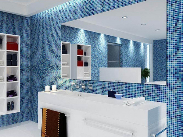 На фото Мозаика СМЕСИ ALMA 20x20 (Alma Mosaic)