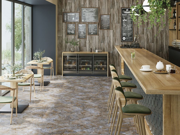 На фото Плитка INDASTRIO (Alma Ceramica)