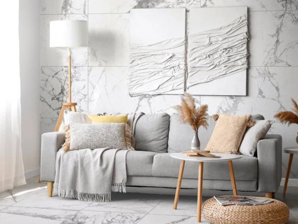 На фото Плитка ГРАНИТЕ ЛЮССО (Idalgo)