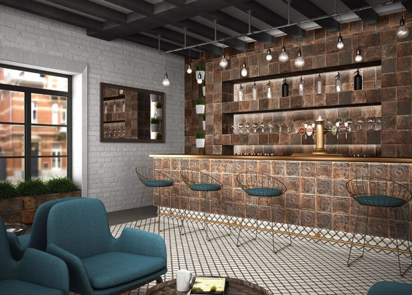 На фото Плитка TIN-TILE (Mainzu)