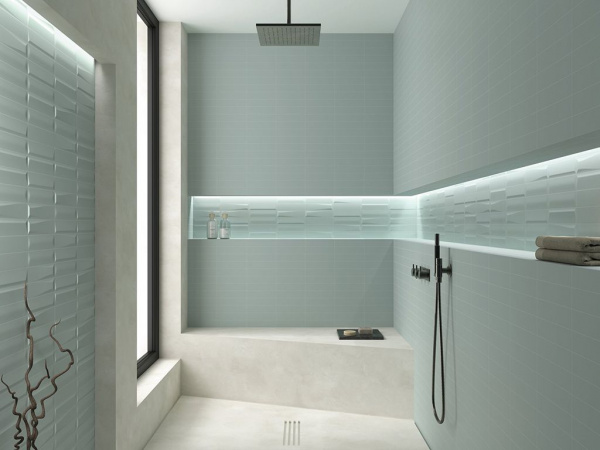 На фото Плитка THREE-D (APE Ceramica)