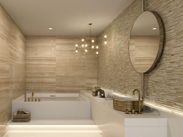 На фото Плитка MOSAICO (DUNE)