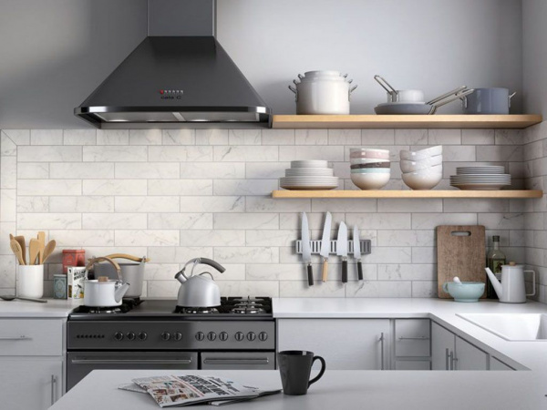 На фото Плитка CARRARA (Equipe Ceramicas)