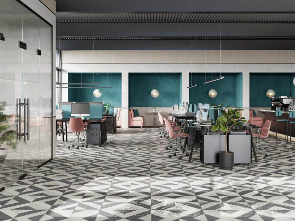 На фото Плитка ПРО ЛАЙМСТОУН (Kerama Marazzi)