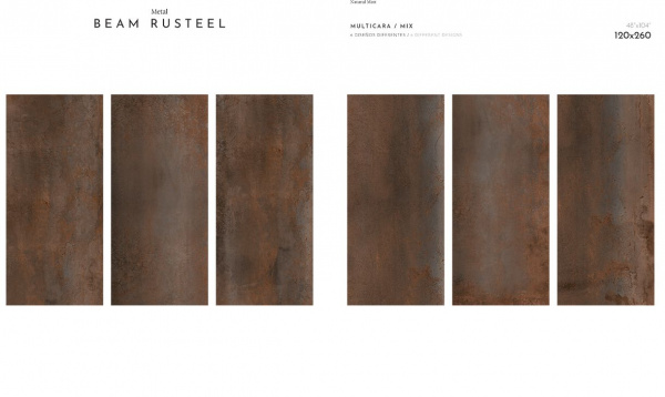 Керамогранит  BEAM RUSTEEL BIG SIZES (TAU Ceramica) На фото Керамогранит BEAM RUSTEEL BIG SIZES (TAU Ceramica)