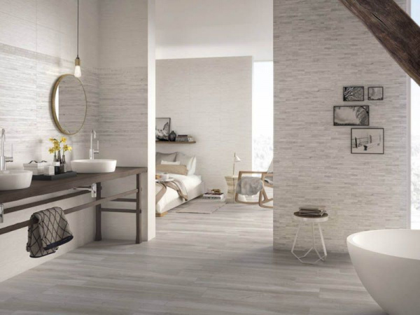 На фото Плитка FIBER (Naxos Ceramica)