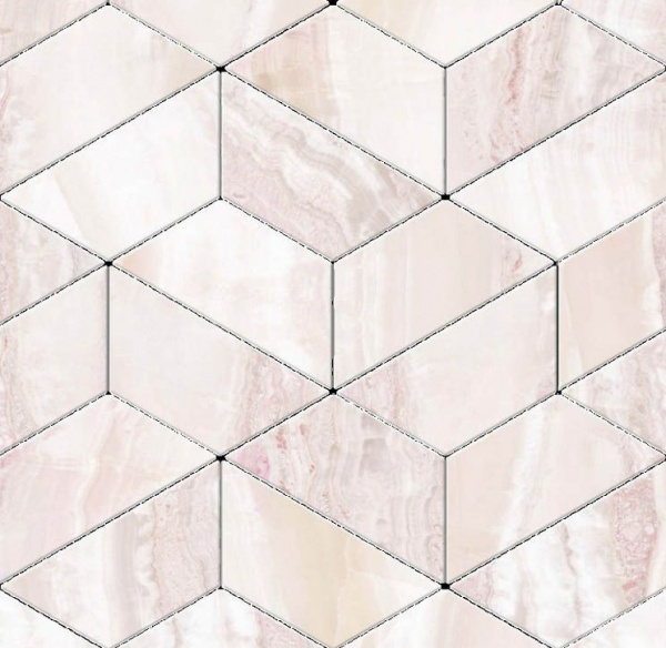 Мозаика SENSI MOS. ENIGMA ONICE BE. 30x34 от ABK Ceramiche (Италия)