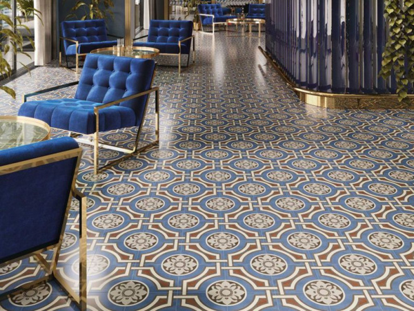 На фото Плитка PUZZLE (Ribesalbes)