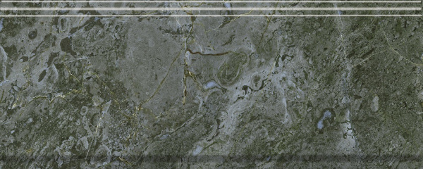 Бордюр Серенада зелёный глянцевый обрезной (BDA026R) 30x12x1.3 от Kerama Marazzi (Россия)