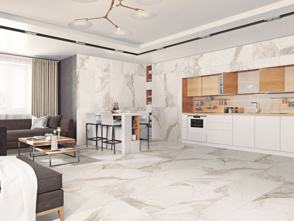 На фото Плитка CALACATTA GOLD (Azteca)