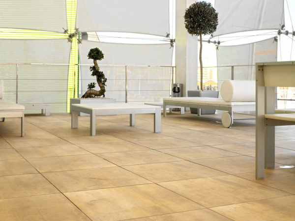 На фото Керамогранит CORTEN (TAU Ceramica)