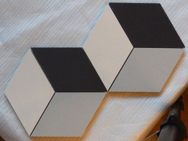 На фото Плитка ГЕКСАГОН РОМБ (Топ Рус)