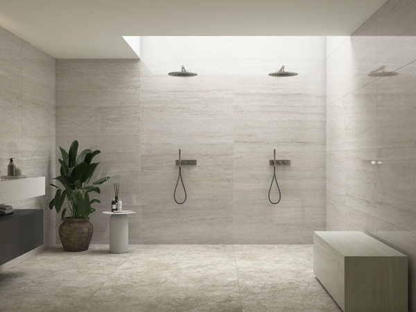 На фото Плитка TRAVERTINO (TAU Ceramica)